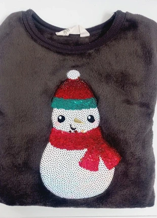 Maglia felpa H&M Natale paillettes bambina bambino, marca: H&M, estado: Muy bueno, tamaño: 4 años / 104 cm, 2,00 €, 2,80 € Protección al comprador incluida