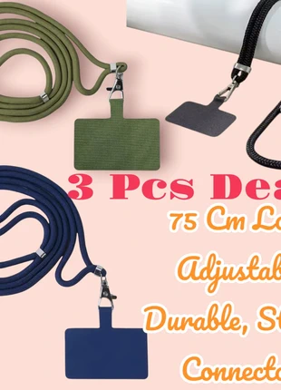 Adjustable Strap Lanyard 3 pieces Combined deal, adjustable, long ,strong and Multipurpose : FP, brand: MultiPurpose Adjustable strap Lanyard, condition: New with tags, £10.50, £11.73 includes Buyer Protection