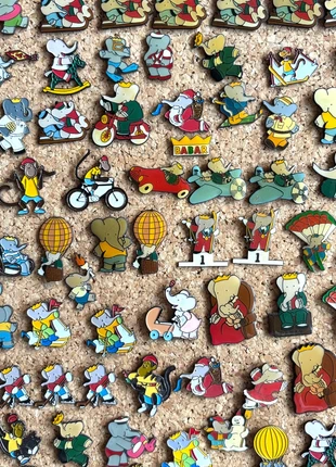 Pin's Babar vintage 5 euros l'unité, marca: Babar, estado: Muy bueno, tamaño: 3 años / 98 cm, 5,00 €, 5,95 € Protección al comprador Pro incluida