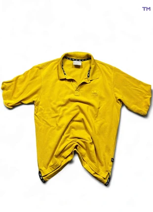 Polo Adidas Originals jaune vintage avec logo trèfle brodé – Taille S, brand: adidas, condizioni: Ottime, taglia: S, €25.00, €26.95 include la Protezione acquisti