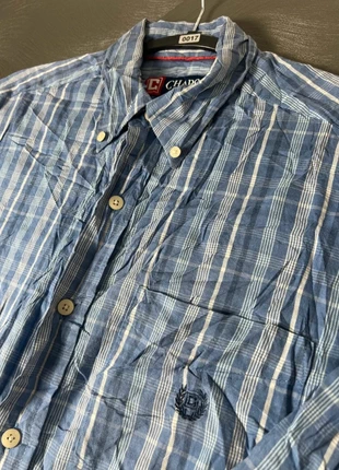 Chaps Blue Checkered Shirt - 0017, marke: CHAPS, zustand: Gut, größe: S, 6,75 €, 7,79 € beinhaltet Vinted-Käuferschutz Pro