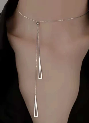🎅 Chic 2 Triangles Collier en Argent S925, marca: Argent, estado: Nuevo sin etiquetas, 18,90 €, 20,55 € Protección al comprador incluida