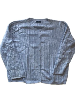 Cárdigan de punto Escorpión gris claro talla XXL – estilo coquette old money, merk: Escorpion, staat: Heel goed, maat: XXL / 44 / 16, € 7,00, € 8,05 inclusief Kopersbescherming