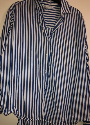 Chemisier bleu et blanc rayé , marca: Zara, estado: Nuevo sin etiquetas, tamaño: M / 38 / 10, 10,00 €, 11,20 € Protección al comprador incluida