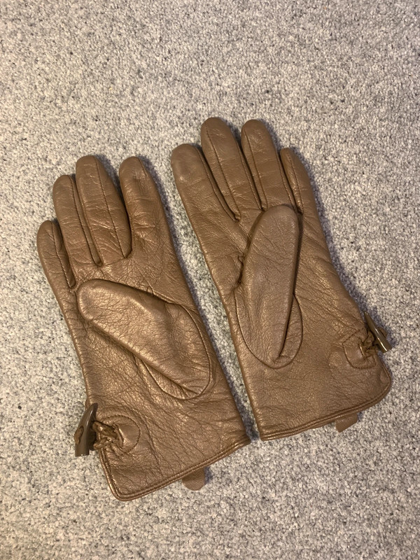 Brown Leather Gap Gloves - Vinted