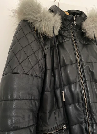 Blouson cuir agneau noir, brand: IKKS, condition: Very good, size: M / 38 / 10, €115.00, €121.45 includes Buyer Protection