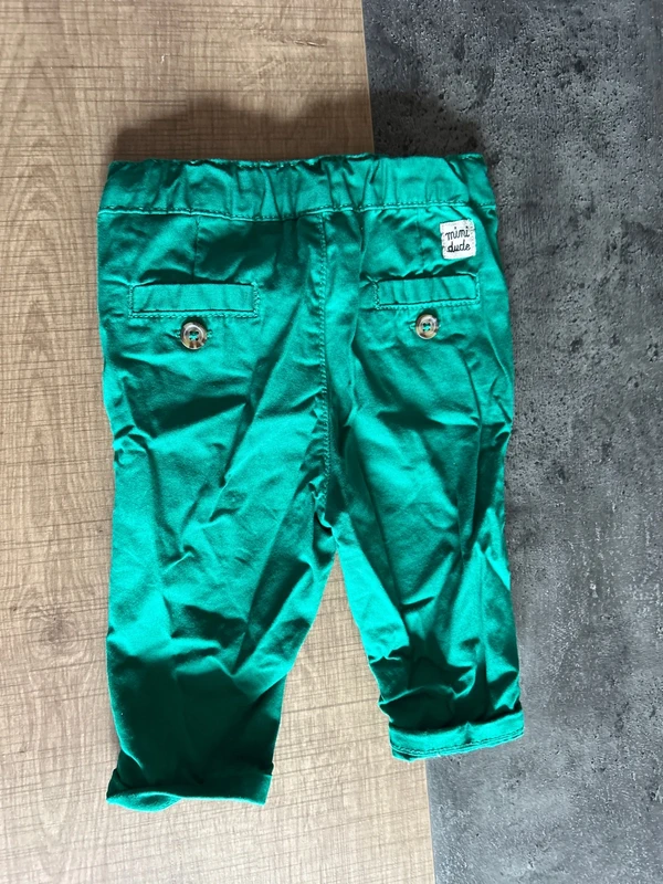 Pantalon bébé garçon, kiabi, vert taille 3 mois - photo numéro 3