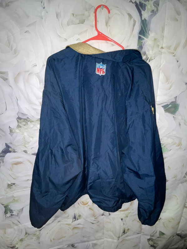 Vintage Reebok St Louis Rams NFL  Jacket 90s Y2K Size 2XL Lightweight Full Zip 5
