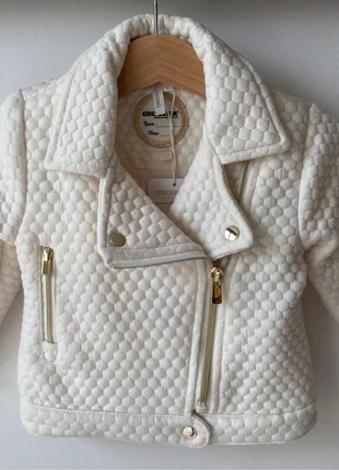 Veste écru type perfecto, marque: Orchestra, état: Neuf avec étiquette, taille: 9-12 mois / 74 cm, 6,00 €, 7,00 € Protection acheteurs incluse