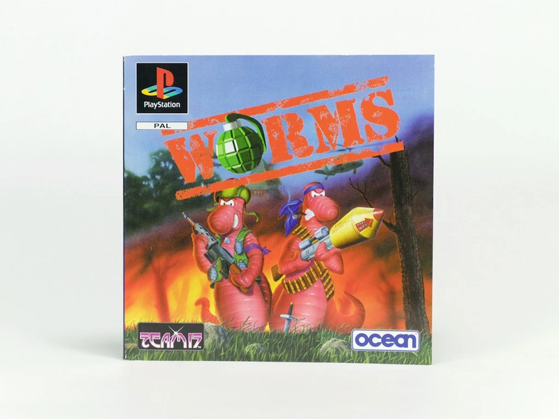 Juego WORMS de PlayStation PS1 PSX. El original de 1995. Completo