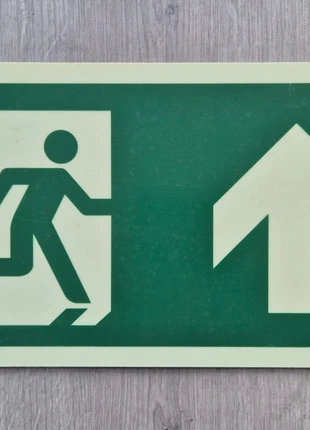 Mooie uitgang exit plaat voor in de mancave, staat: Heel goed, € 7,50, € 8,58 inclusief Kopersbescherming