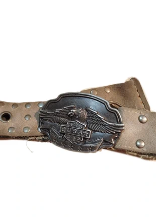 American usa patriotic y2k belt buckle Eagle vintage streetwear hip hop style, brand: Vintage Dressing, condizioni: Buone, taglia: 105 cm, €15.00, €16.45 include la Protezione acquisti