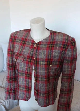 veste tartan vintage, brand: Firma, condition: Very good, size: S / 36 / 8, €15.00, €16.45 includes Buyer Protection