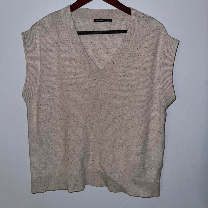 oysho sport sweater vest size small 3