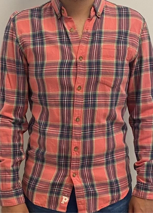 Camisa cuadros de Pull & Bear, marca: Pull & Bear, estado: Muy bueno, tamaño: S, 5,00 €, 5,95 € Protección al comprador incluida