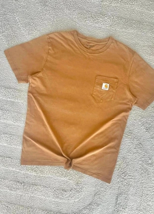 T-Shirr Carhartt WIP Pocket brun coupe large crew neck tee - taille M - 100% coton, brand: Carhartt, condition: Very good, size: M, €19.90, €21.60 includes Buyer Protection