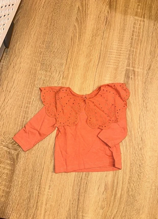 top manches longues col dentelle, brand: Kiabi, condition: Very good, size: Up to 1 month / 50 cm, €2.00, €2.80 includes Buyer Protection