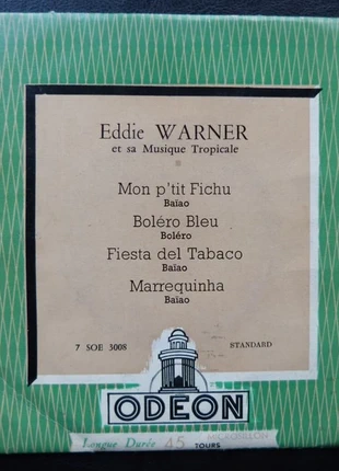 Eddie WARNER et sa Musique Tropicale Disque vinyle 45 tours, brand: Odeon, condition: Good, size: One size, €2.00, €2.80 includes Buyer Protection