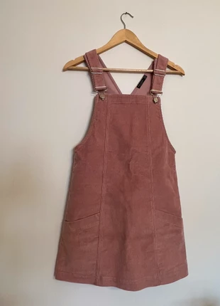 Vestido jardineira bombazina simples rosa, marque: Bershka, état: Très bon état, taille: XS / 34 / 6, 3,00 €, 3,85 € Protection acheteurs incluse