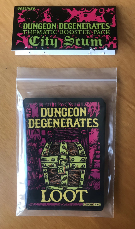 Dungeon Degenerates: City Scum booster pack - Goblinko - 2019 1