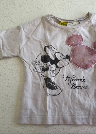 T-shirt manche longue Minnie, merk: Minnie, staat: Goed, maat: 3-6 maanden / 62 cm, € 2,00, € 2,80 inclusief Kopersbescherming