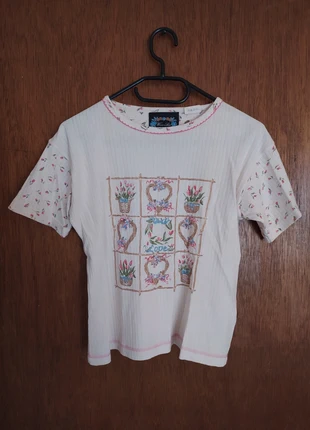 T-shirt printanier M, marque: Wear 'N Love, état: Très bon état, taille: M / 38 / 10, 2,00 €, 2,80 € Protection acheteurs incluse