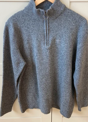 Barbour Firle Wool Silk Mix Mens Jumper in grey size L, brand: Barbour, condition: Very good, size: L, £55.00, £58.45 includes Buyer Protection