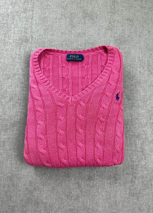Pull Ralph Lauren torsadée rose taille S, marque: Ralph Lauren, état: Très bon état, taille: S / 36 / 8, 55,00 €, 58,45 € Protection acheteurs (Pro) incluse