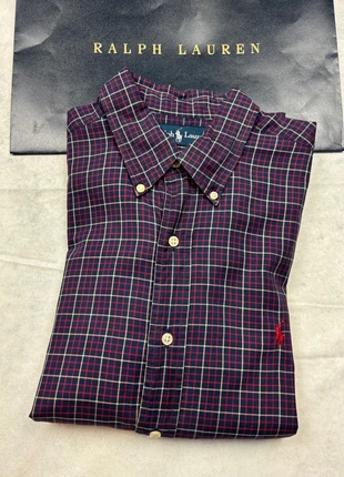 Chemise à carreaux Ralph Lauren violet, taille L, brand: Ralph Lauren, condition: Very good, size: L, €39.90, €42.60 includes Buyer Protection Pro