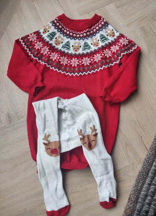 Kerstjurkje met legging, merk: Primark, staat: Goed, maat: 12-18 maanden / 80 cm, € 2,00, € 2,80 inclusief Kopersbescherming