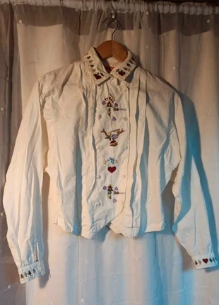 Chemise Tyrol vintage, marque: René Derhy, état: Très bon état, taille: S / 36 / 8, 30,00 €, 32,20 € Protection acheteurs incluse