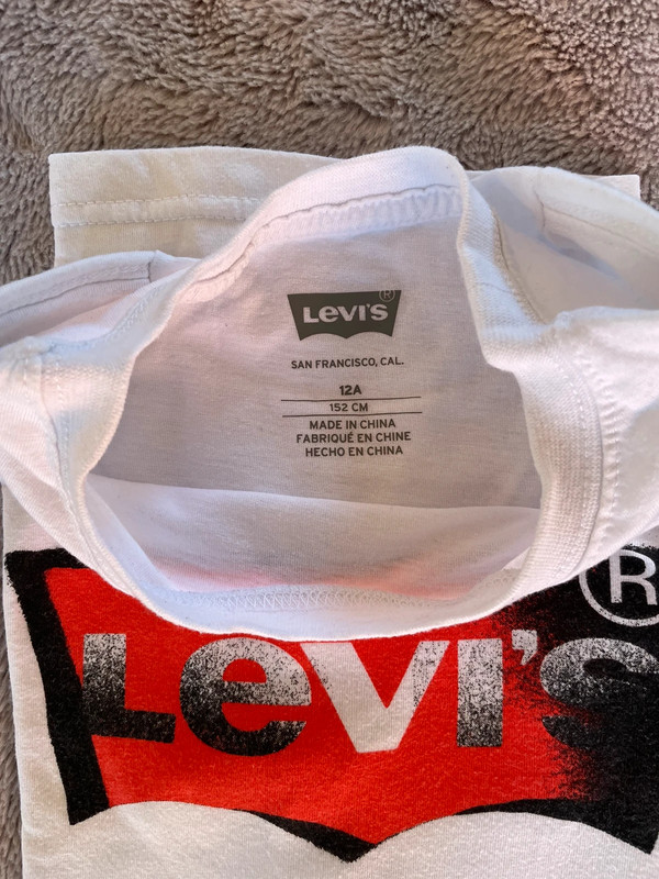 T-shirt Levis enfant blanc 1
