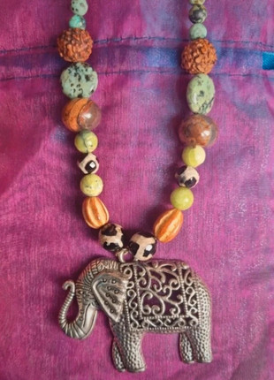 Collier pierres véritables, marca: Fabrication Artisanale, estado: Novo sem etiquetas, €30.00, €32.20 inclui Proteção do Comprador