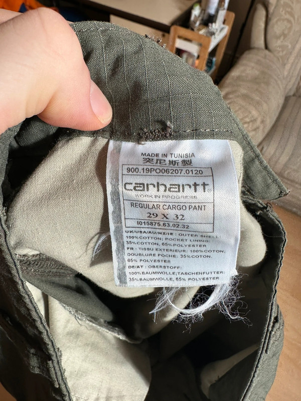 Carhartt Olive Green Regular Cargos Pant (identical to the aviation ...