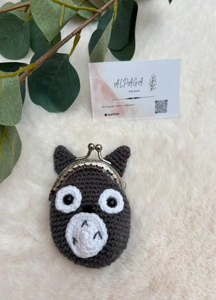 Porte monnaie totoro fait main au crochet, brand: Totoro, condition: Very good, size: One size, €19.50, €21.18 includes Buyer Protection