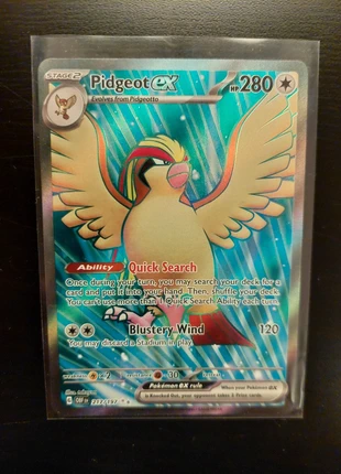 Pidgeot ex (Pokémon Obsidian Flames 217), merk: Pokémon, staat: Als nieuw, € 8,00, € 9,10 inclusief Kopersbescherming