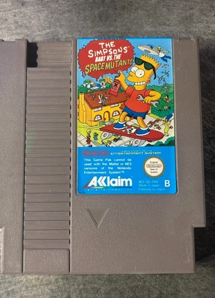 Nintendo Nes - The Simpsons - Bart vs the Space Mutants - Acclaim, état: Satisfaisant, 11,00 €, 12,25 € Protection acheteurs incluse