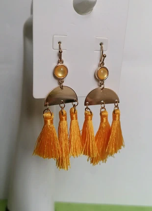 Boucles d'oreilles dorées, marque: Naf Naf, état: Neuf avec étiquette, 3,50 €, 4,38 € Protection acheteurs incluse