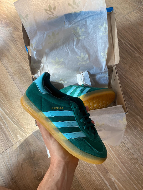 Adidas Gazelle Collegiate Green Haze Sky