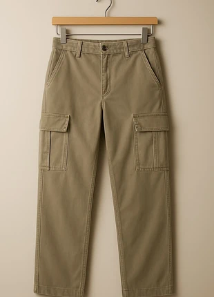 Khaki Cargohose – Bequem & Stylisch Basic, marke: Stradivarius, zustand: Sehr gut, größe: XS / 34 / 6, 5,00 €, 5,95 € inklusive Vinted-Käuferschutz