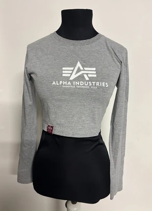 Maglia a maniche lunghe Alpha Industries, brand: Alpha Industries, condizioni: Ottime, taglia: S / IT 40 / EU 36, €16.99, €18.54 include la Protezione acquisti