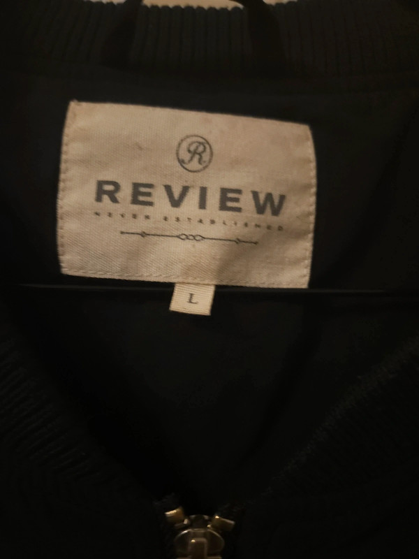 Review leichte Sommerstoffjacke schwarz L 4