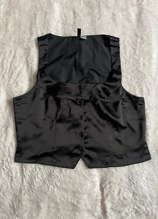 Gilet costume satiné, marque: H&M, état: Neuf sans étiquette, taille: L / 40 / 12, 5,00 €, 5,95 € Protection acheteurs incluse