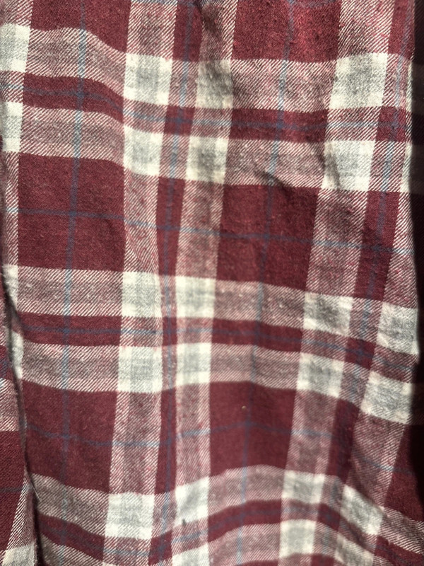 Red flannel button up 3