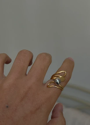 2 color stainless steel ring waterproof 17mm, condition: Very good, size: 17.3 mm Ø, €7.00, €8.05 includes Buyer Protection