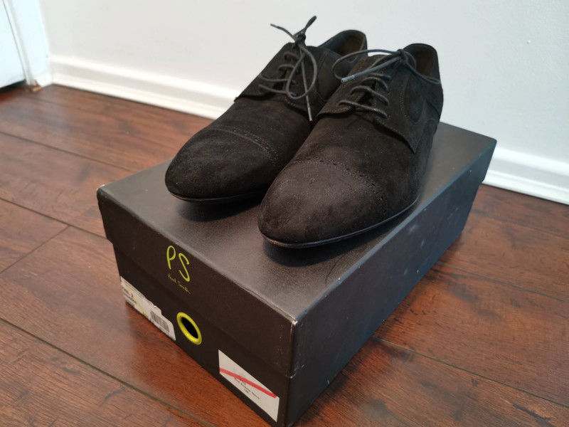 Mens black hotsell suede shoes sale