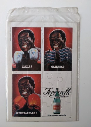 Cartolina Puzzle promozionale Ferrarelle - Louis Armstrong, marke: Ferrarelle, zustand: Neu, mit Etikett, 5,00 €, 5,95 € inklusive Vinted-Käuferschutz