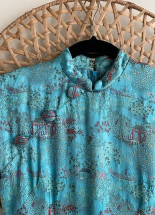 Vintage standing collar blue dress , brand: Vintage Dressing, condition: Good, size: S / 8, £15.00, £16.45 includes Buyer Protection