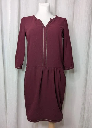 Robe bordeaux Promod T.36, marca: Promod, estado: Muy bueno, tamaño: S / 36 / 8, 14,00 €, 15,40 € Protección al comprador incluida