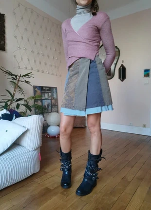 Jupe patchwork IKKS originale – Taille 36, marca: IKKS, estado: Muy bueno, tamaño: S / 36 / 8, 29,00 €, 31,15 € Protección al comprador incluida